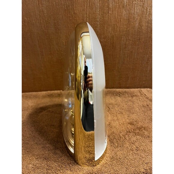 VTG Rhythm Gold Rotating Pendulum Space Mantel Clock 4SG607 Stars Celestial-read - Picture 4 of 10